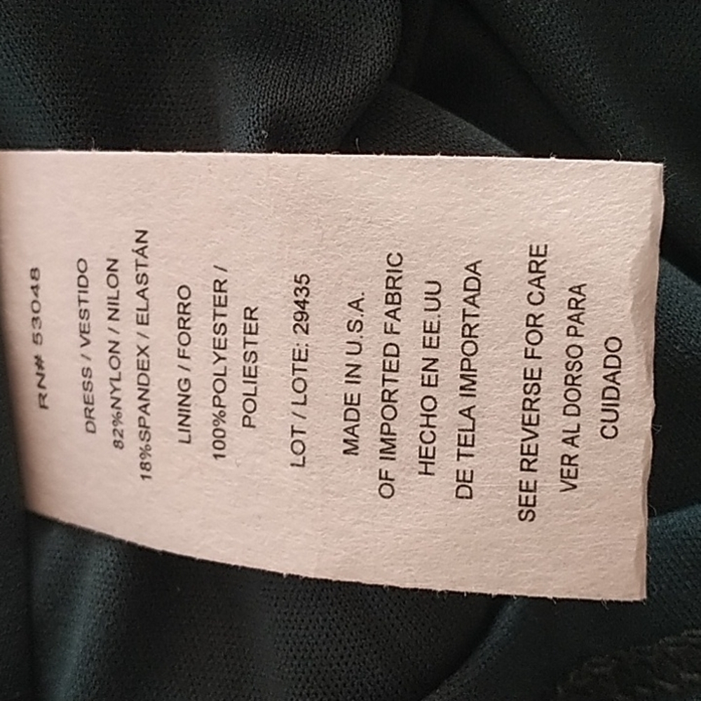 NEW Morgan & Co. Formal Dress Satin Cut-Out Hunter sz 5 Juniors - Picture 11 of 14